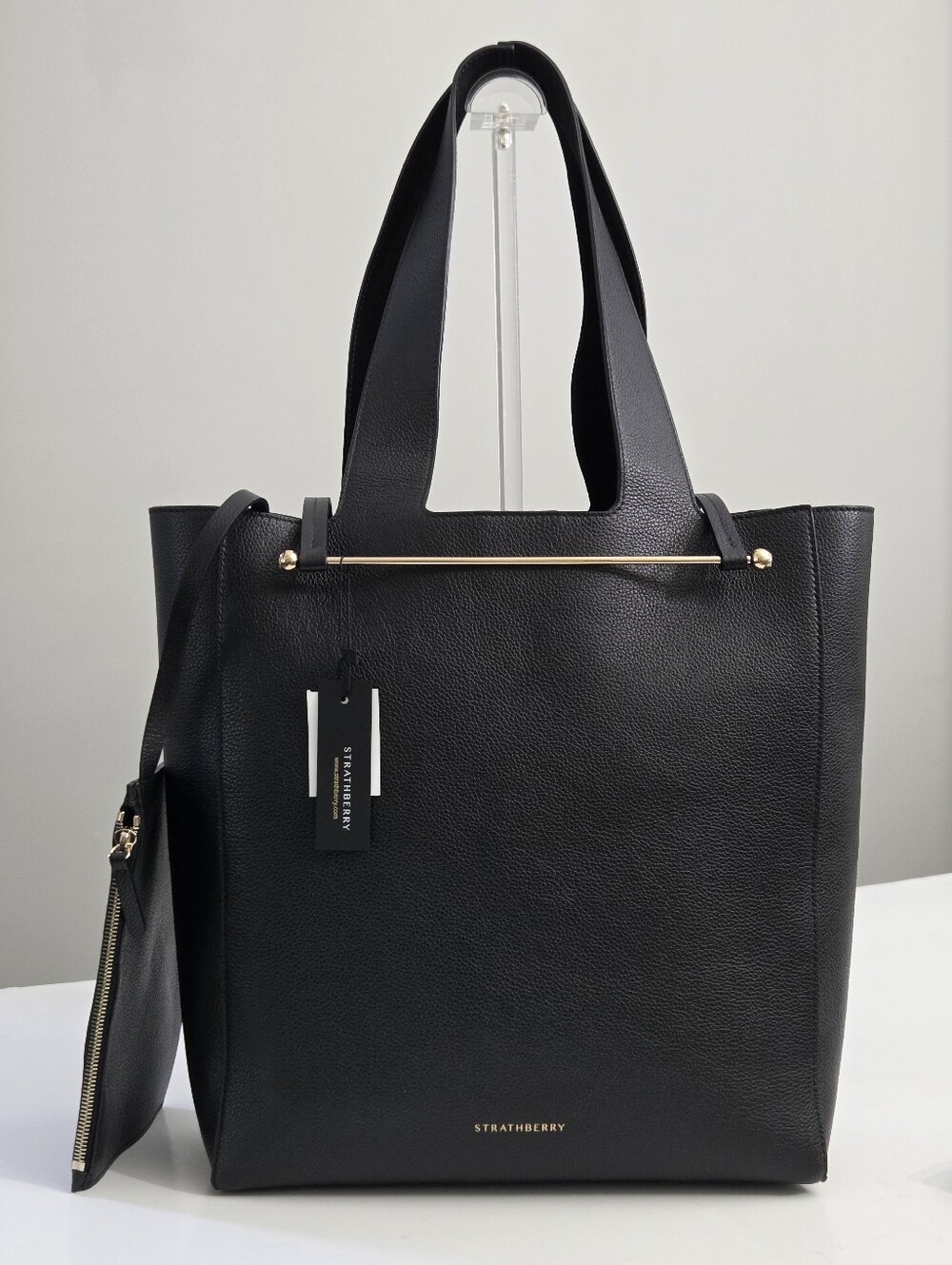 NWT STRATHBERRY MELODY TOTE BAG - BLACK - Picture 6 of 14